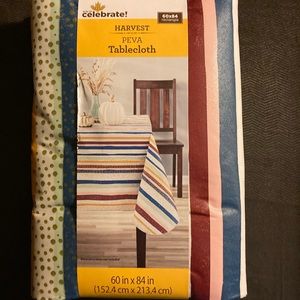 NWOT Harvest Peva Tablecloth